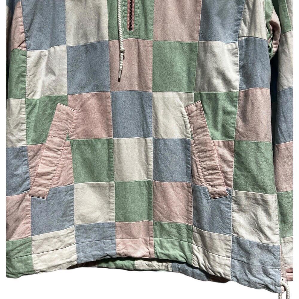 Vineyard Vines Pastel Patchwork Pullover Hoodie - Pink, Green, Blue, White - Picture 7 of 8